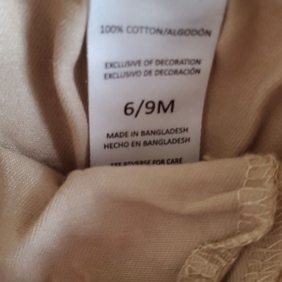 Little Rad Top & Pant Set Blue/Tan Size 6-9 Months - Picture 6 of 6